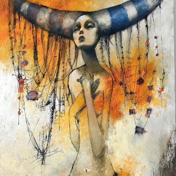 제목이 "la virgen del deseo"인 미술작품 Cesar Ayllón로, 원작