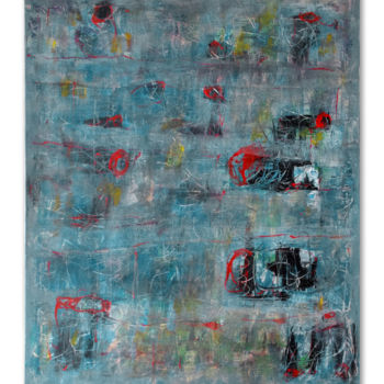 Peinture intitulée "Montpellier" par Juliette Gallas, Œuvre d'art originale, Acrylique