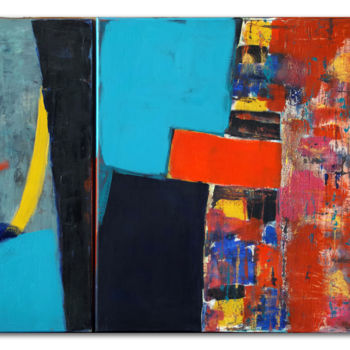 Peinture intitulée "Sans titre" par Juliette Gallas, Œuvre d'art originale, Acrylique