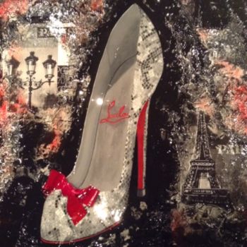 Painting titled "Loulou .png" by Elisabeth D'Equainville, Original Artwork, Acrylic