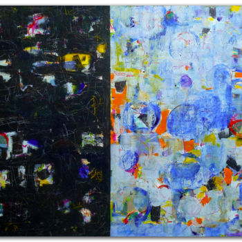 Peinture intitulée "M.A.M Paris" par Juliette Gallas, Œuvre d'art originale, Acrylique Monté sur Châssis en bois