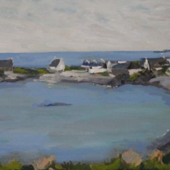 Peinture intitulée "Point de Séhar, Loc…" par Chéker, Œuvre d'art originale, Huile Monté sur Châssis en bois