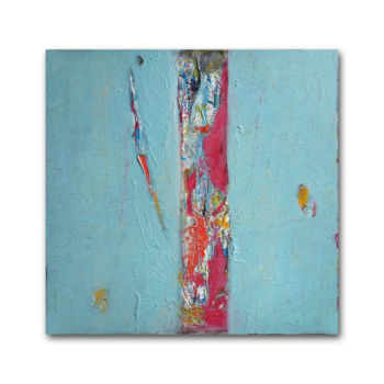 Peinture intitulée "Un ange à ma table" par Juliette Gallas, Œuvre d'art originale, Acrylique