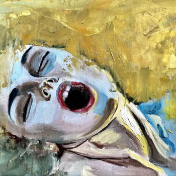 Painting titled "lorgasme.jpg" by Florian Leu, Original Artwork, Oil