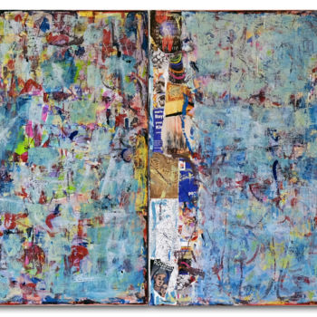 Peinture intitulée "Flou" par Juliette Gallas, Œuvre d'art originale, Acrylique