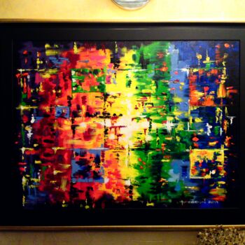 Painting titled "Cherga" by Plamen Ivanov, Original Artwork, Acrylic
