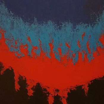 Ζωγραφική με τίτλο "Coladas" από Ravelo, Αυθεντικά έργα τέχνης