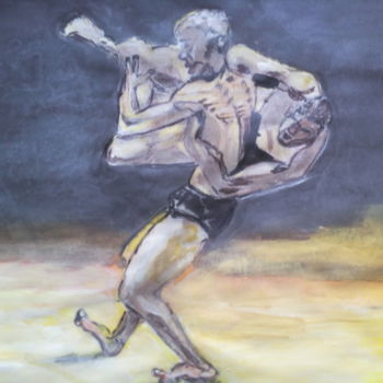 「img-20180415-182017…」というタイトルの絵画 Herve Yann Duboisによって, オリジナルのアートワーク, パステル