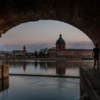 Photographie intitulée "Berge de Garonne" par Nicolas Bernié, Œuvre d'art originale