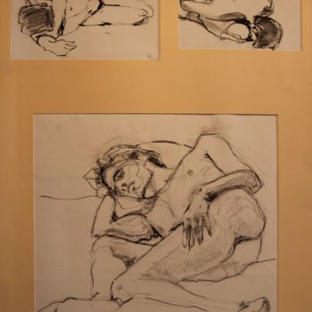 "NR N°34" başlıklı Resim R. Cavalié tarafından, Orijinal sanat, Tebeşir