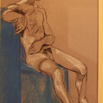 Dessin intitulée "NR N°35" par R. Cavalié, Œuvre d'art originale, Craie