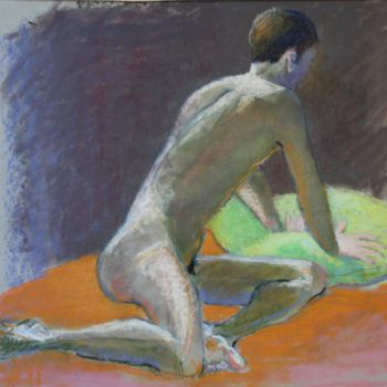 Dessin intitulée "N°340  Faux mou" par R. Cavalié, Œuvre d'art originale, Pastel