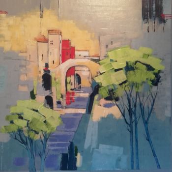 Peinture intitulée "Bagnone" par James Burgevin, Œuvre d'art originale, Acrylique