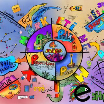 "4p-with-digital" başlıklı Resim Corto13 tarafından, Orijinal sanat