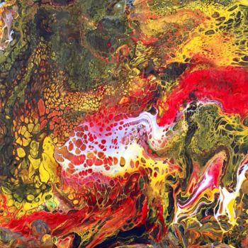 Peinture intitulée ""Le Monarch"" par Adina De Souzy, Œuvre d'art originale