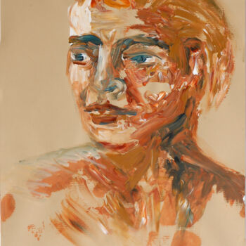 Peinture intitulée "chair-de-terre- Vis…" par Marie-Sophie Ewreïnoff (Sofi Ewreïnoff), Œuvre d'art originale, Acrylique