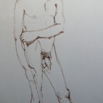 Dessin intitulée "NR  N° 106" par R. Cavalié, Œuvre d'art originale, Craie