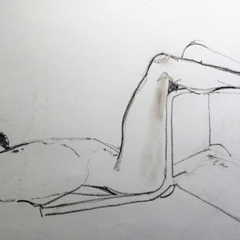 Dibujo titulada "NR  N°131" por R. Cavalié, Obra de arte original, Lápiz