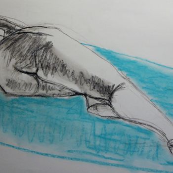 Dessin intitulée "NR  N°142" par R. Cavalié, Œuvre d'art originale, Craie