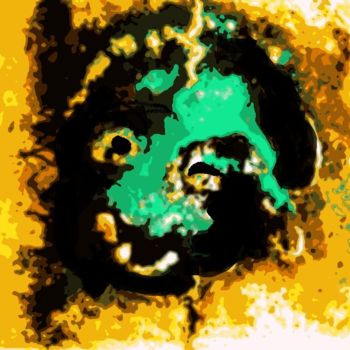 Digital Arts titled "aucune parenté avec…" by Mysane, Original Artwork, Digital Painting