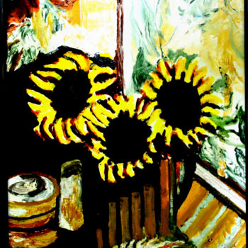 Ζωγραφική με τίτλο "STILL-LIFE-5, ACRYL…" από Anandswaroop Manchiraju, Αυθεντικά έργα τέχνης, Ακρυλικό