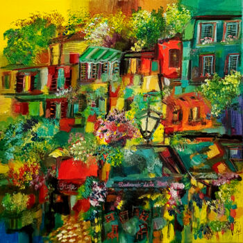 Peinture intitulée "Ristorante della ma…" par Muriel Cayet, Œuvre d'art originale, Acrylique