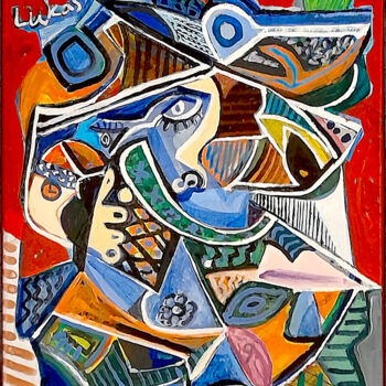 Peinture intitulée "Vascolandia" par Patrick Lukas, Œuvre d'art originale, Acrylique