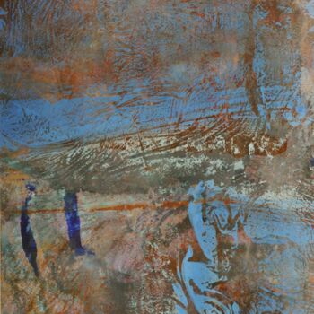 Painting titled "Néoptolème" by Philippe Casaubon, Original Artwork, Oil