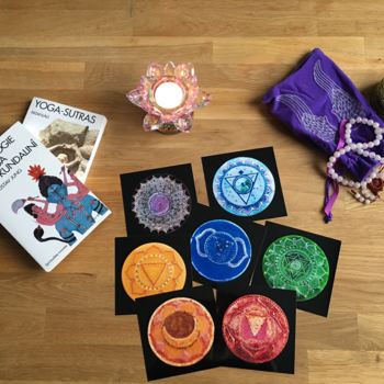 Fotografie mit dem Titel "7 chakras - Lot de…" von Mona Bessaa, Original-Kunstwerk, Digitale Fotografie