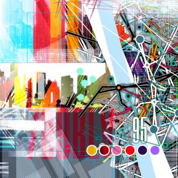 Digital Arts με τίτλο "complexcity-01" από Christophe Martel (zenn), Αυθεντικά έργα τέχνης, 2D ψηφιακή εργασία