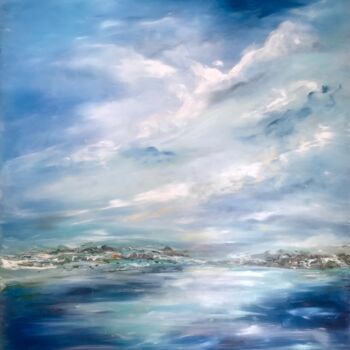Peinture intitulée "Above and Beyond" par Elisa Cook Benbassat Bassat, Œuvre d'art originale, Huile