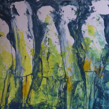 Peinture intitulée "photo de famille" par Catherine Dufrene (Katy), Œuvre d'art originale