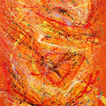 Peinture intitulée "N° 133  Vers le Sud" par Isa-L, Œuvre d'art originale, Acrylique Monté sur Châssis en bois