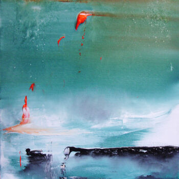 Painting titled "Ataraxie" by Pascal Thomas, Original Artwork, Acrylic