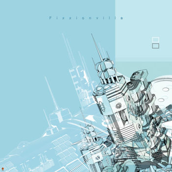 Arts numériques intitulée "fixxionvilla-03" par Christophe Martel (zenn), Œuvre d'art originale, Modélisation 3D