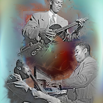 Arts numériques intitulée "Jazz2" par Cartsandra B, Œuvre d'art originale, Peinture numérique