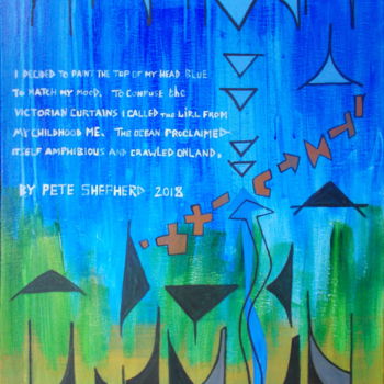 Painting titled "Unconnected Movement" by Gerald Shepherd F.F.P.S., Original Artwork, Acrylic