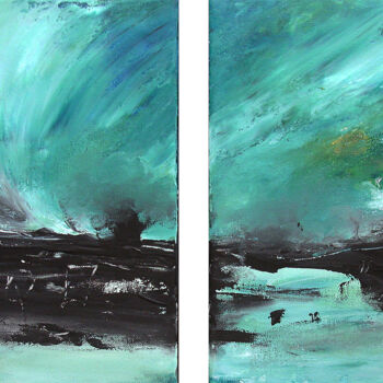 Malerei mit dem Titel "Vortex" von Pascal Thomas, Original-Kunstwerk, Acryl