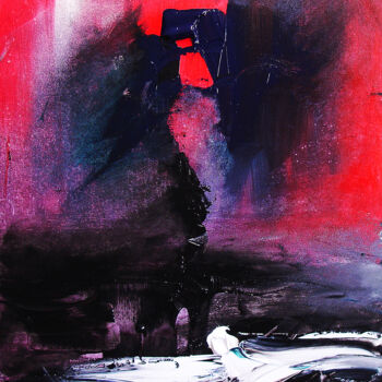 「Obsession」というタイトルの絵画 Pascal Thomasによって, オリジナルのアートワーク, アクリル
