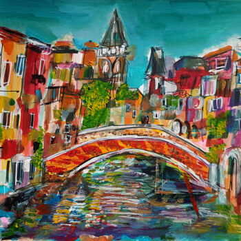 Картина под названием "Da ora a ora" - Muriel Cayet, Подлинное произведение искусства