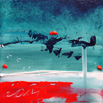 Painting titled "An-2014" by Pascal Thomas, Original Artwork, Acrylic