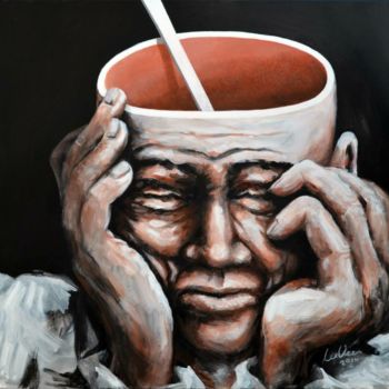 Painting titled "Empty" by Lex Veen, Original Artwork