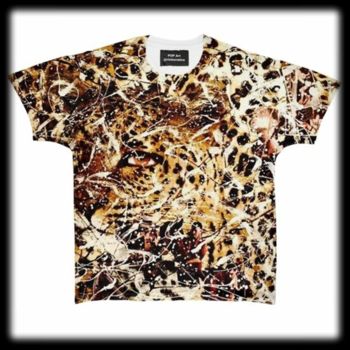 Artigianato intitolato "T-SHIRT JUNGLE" da Simone Lazzarini, Opera d'arte originale