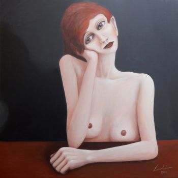 Painting titled "Je ne sais pas" by Lex Veen, Original Artwork