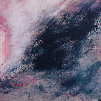 Painting titled "Exorde" by Pascal Thomas, Original Artwork, Acrylic