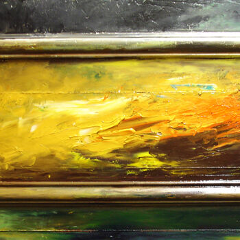 Painting titled "Soleil levant !" by Pascal Thomas, Original Artwork, Acrylic