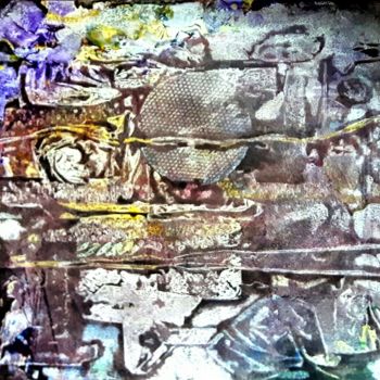 Peinture intitulée "Marée sous la Lune…" par Mariekverbois, Œuvre d'art originale