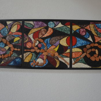 Peinture intitulée "Chemin de lumière" par Charlie Vergeot, Œuvre d'art originale, Huile