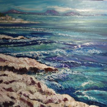 Painting titled "Jour de Mistral" by Milorv, Original Artwork