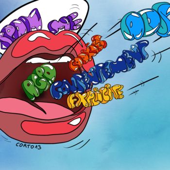 "RGPD spam" başlıklı Resim Corto13 tarafından, Orijinal sanat, Dijital Fotoğrafçılık